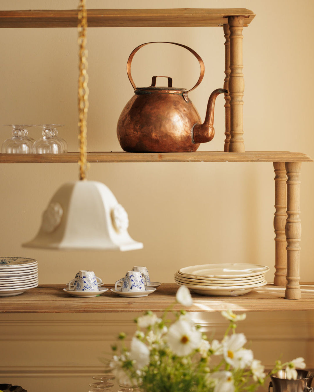 Antique Copper Teapot