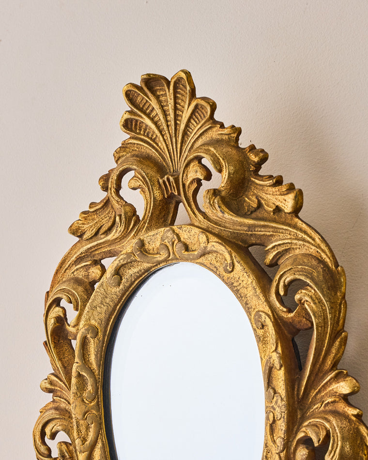 Antique Bronze Mirror