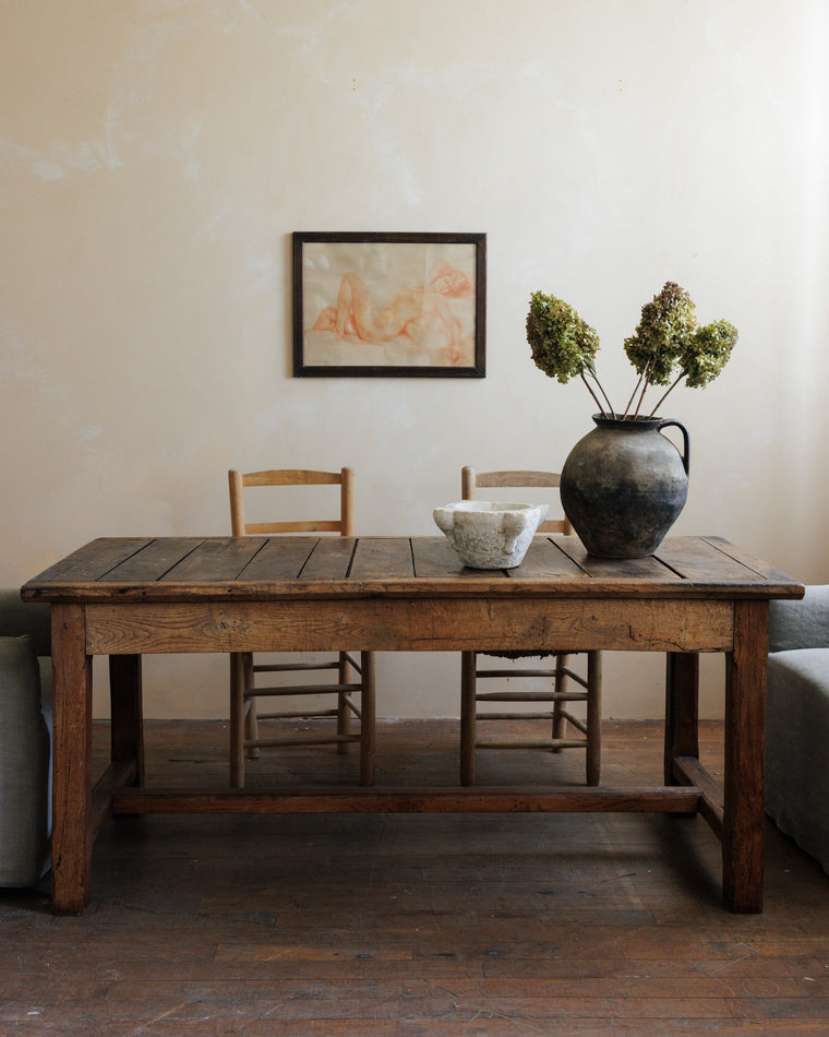 19th c. Sliding Top Farm table