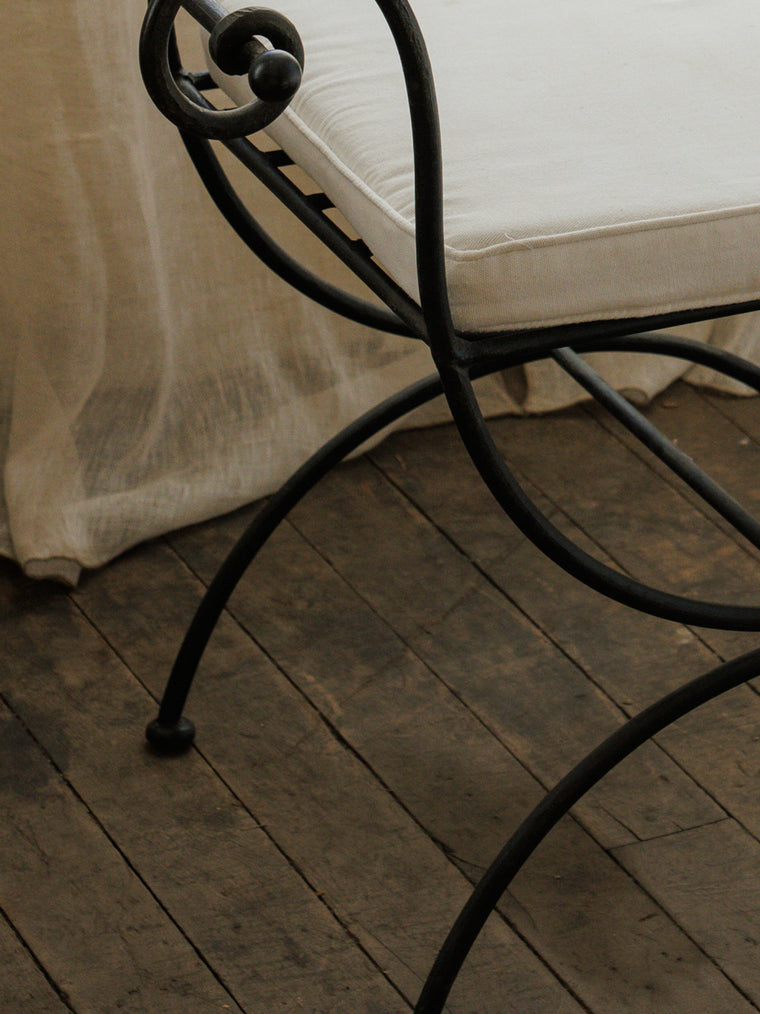 Wrought Iron Bench