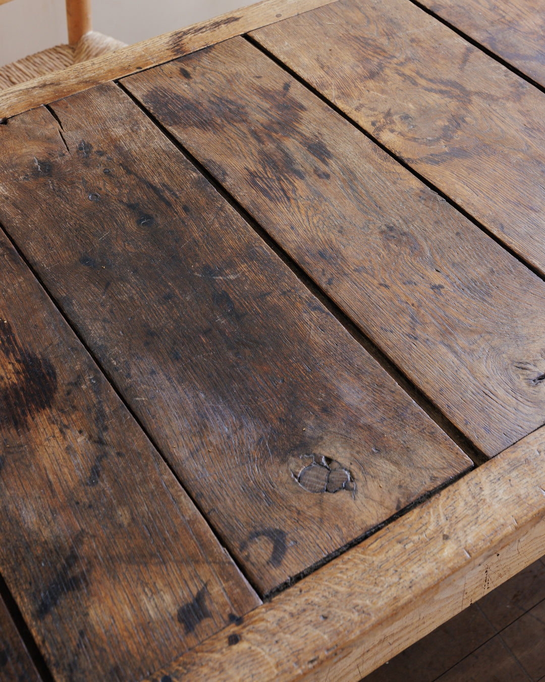 19th c. Sliding Top Farm table