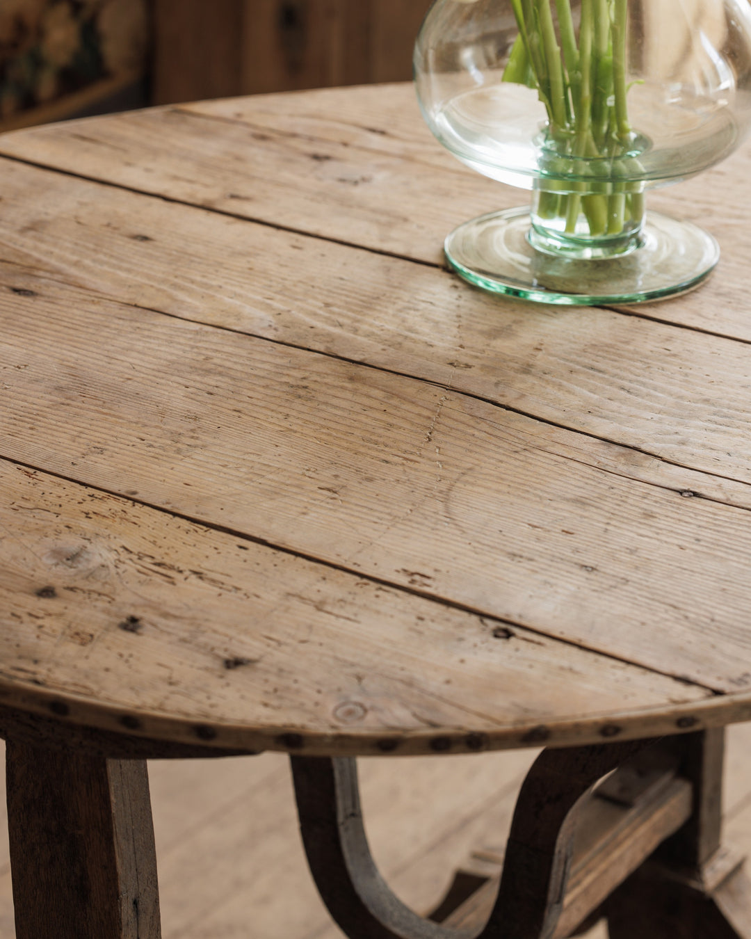 Primitive Wine Tasting Table