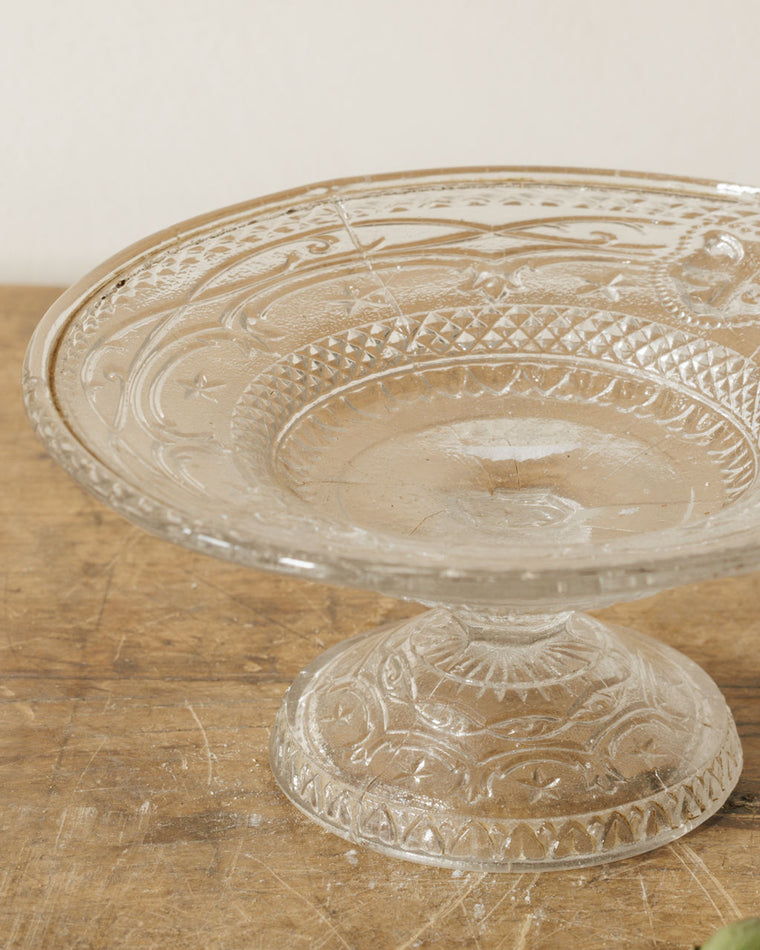 Glass Pedestal Dish - I