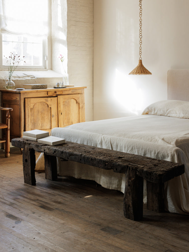 Antique French Primitive Bench