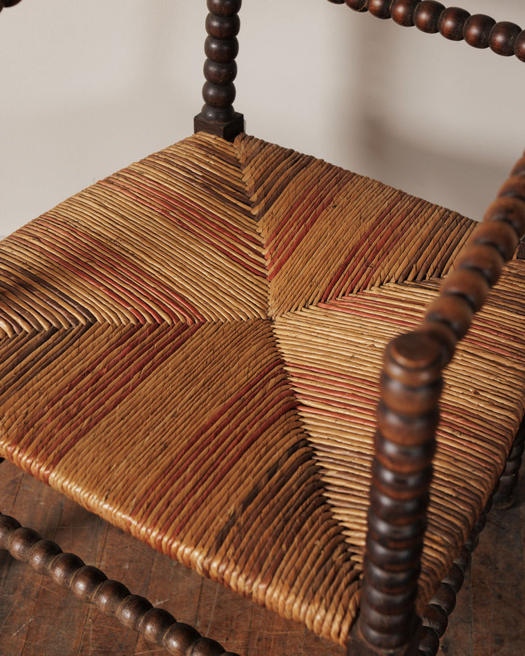 Rush Bobbin Arm Chair