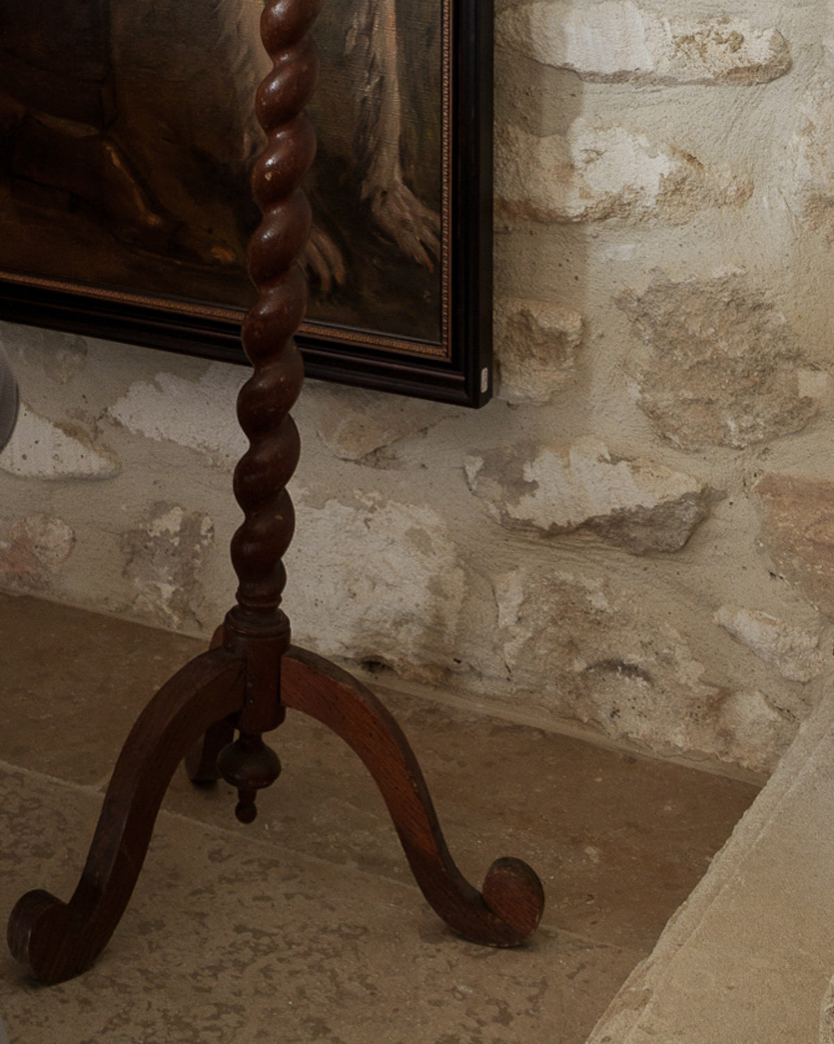 Barley Twist Pedestal Table