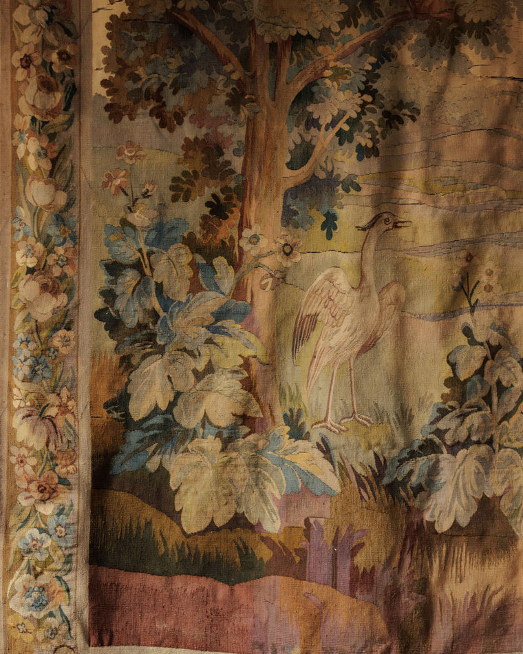 18th c. Tapestry - Herons