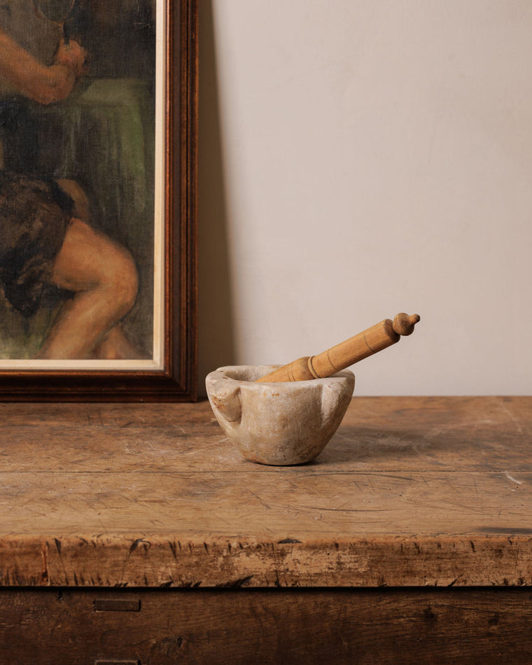 French Mortar and Pestle