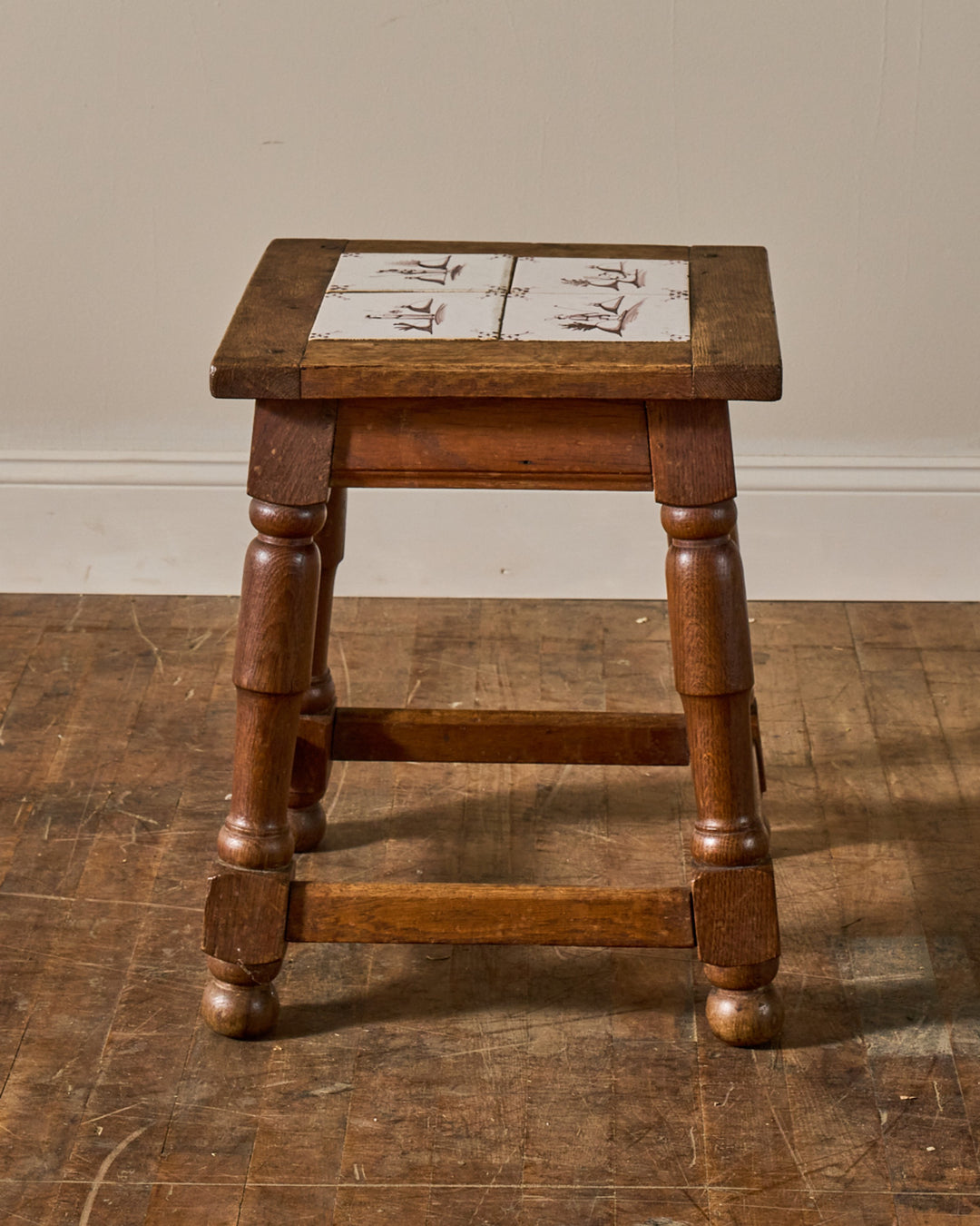 Delft Tile Side Table