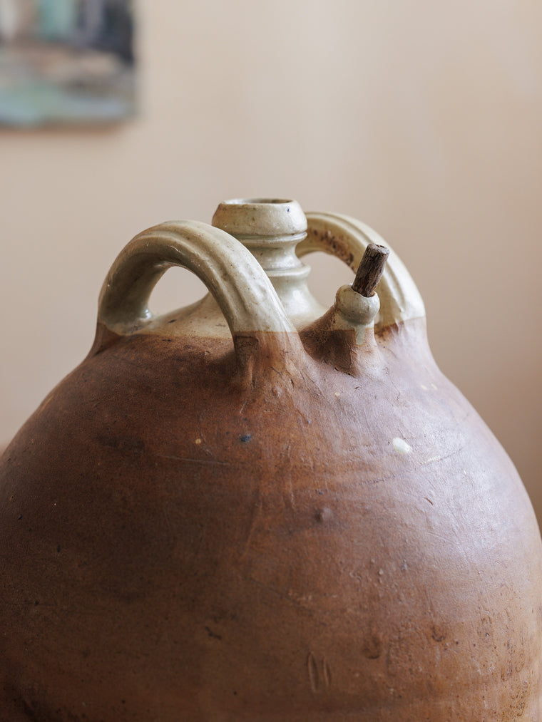 French Olive Oil Vessel