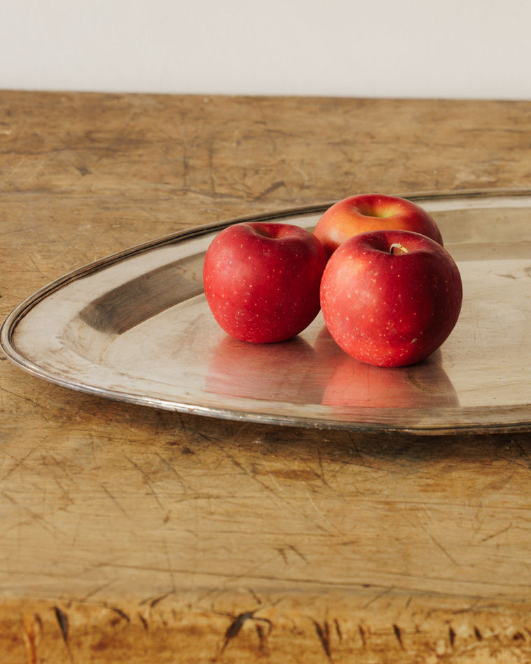 Spanish Hand Hammered Silver Tray