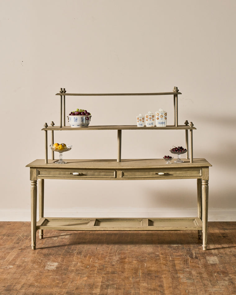 Painted Vintage Kitchen Shelf