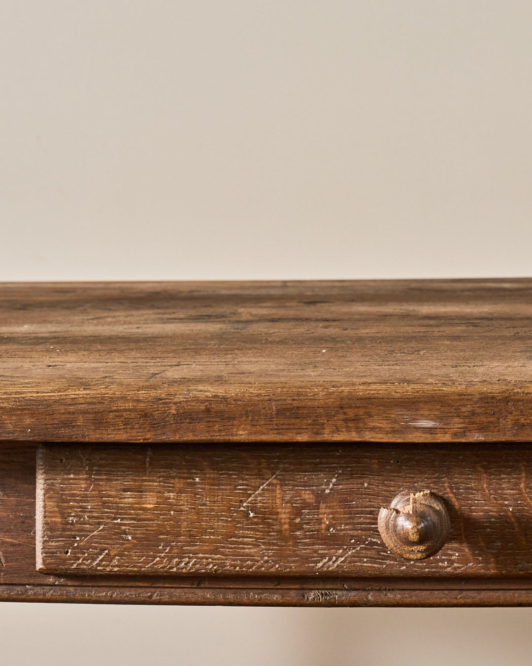 19th c. Oak Dining Table
