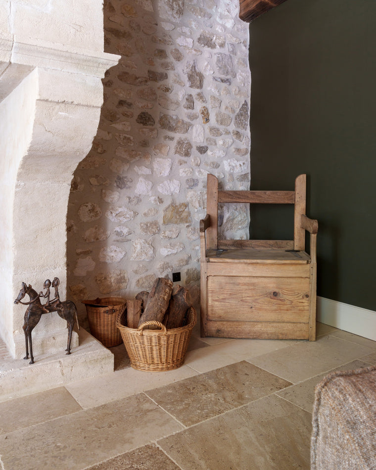 Antique Salt Box Bench