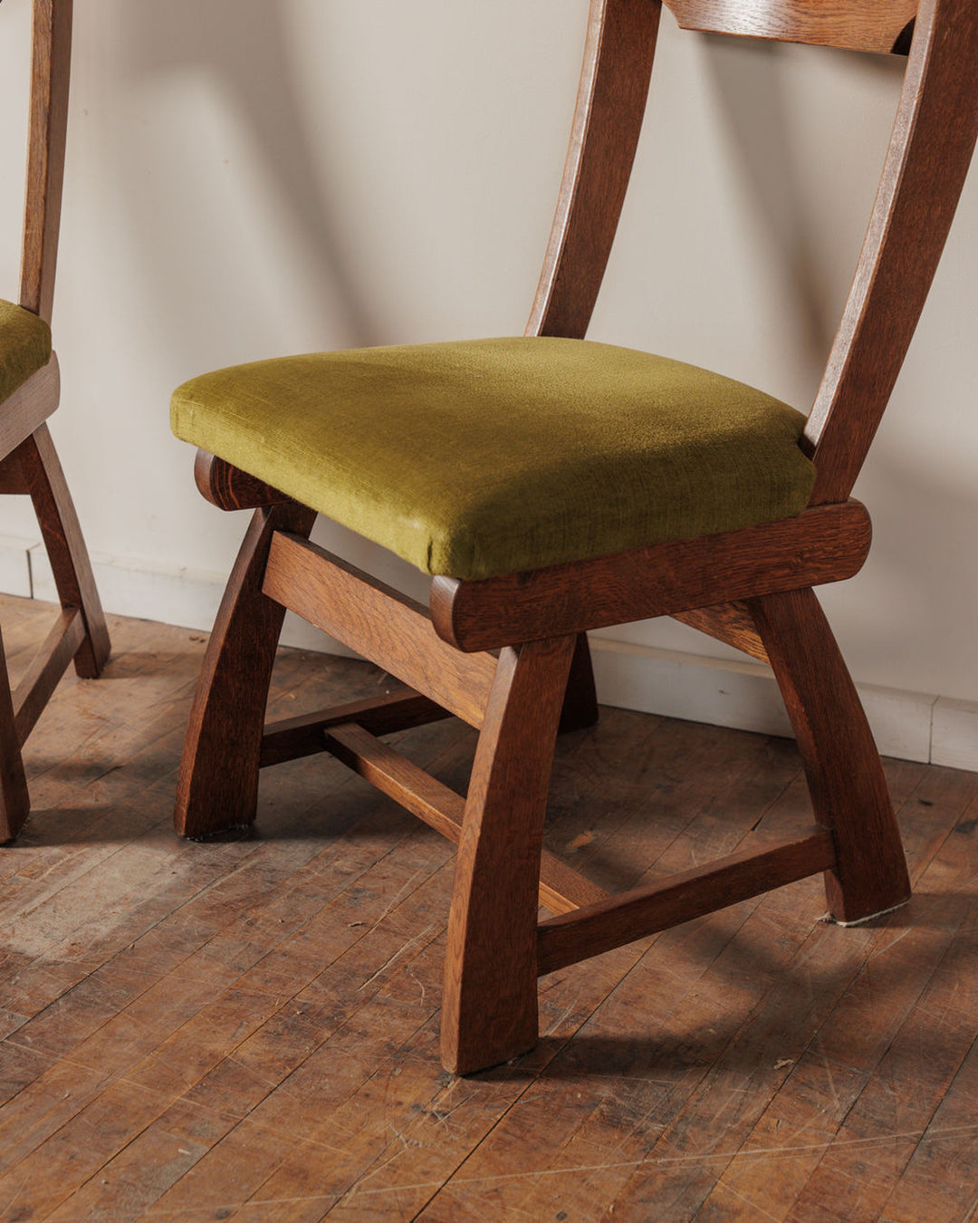 Dutch Olive Dining Chairs - Set of 4