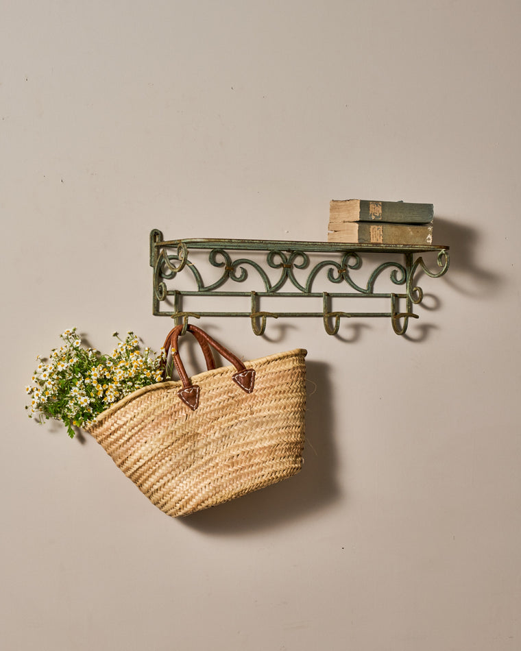 Wrought Iron Coat Rack