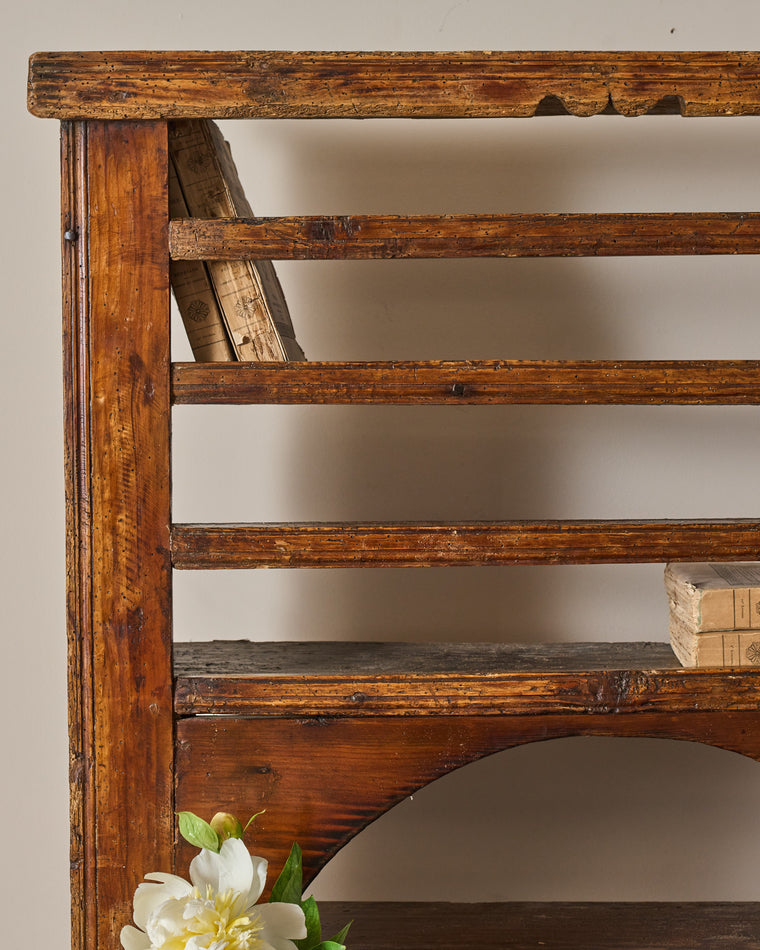 19th c. French Dish Cupboard