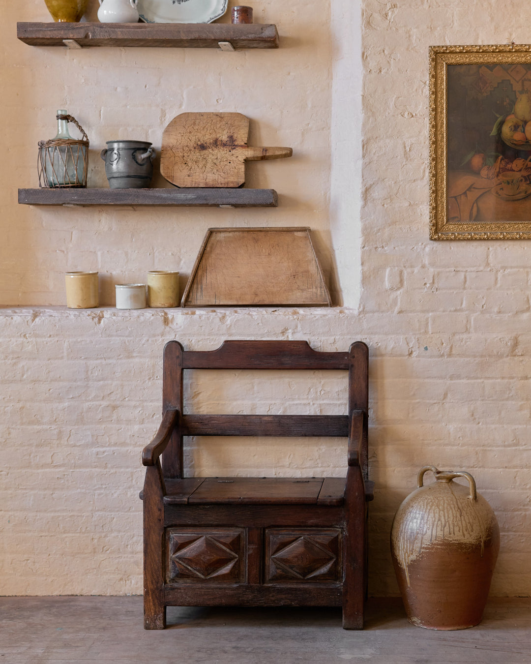 French Salt Box Bench