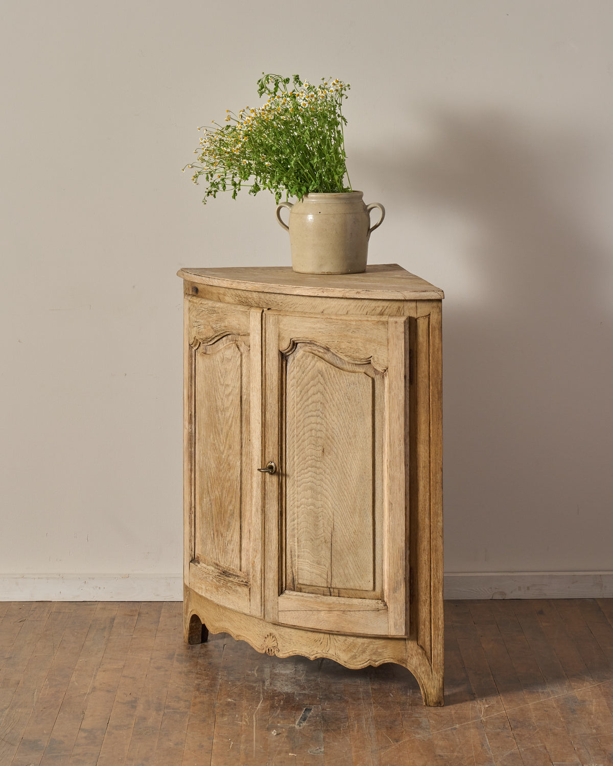 19th c. French Corner Cabinet