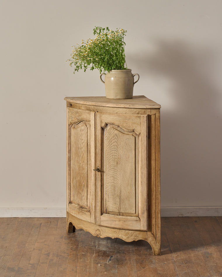 19th c. French Corner Cabinet
