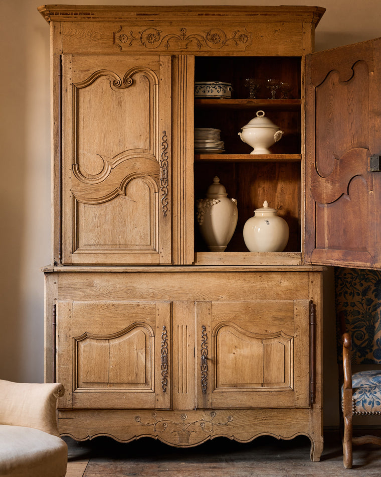 19th c. Oak Alsace Cupboard