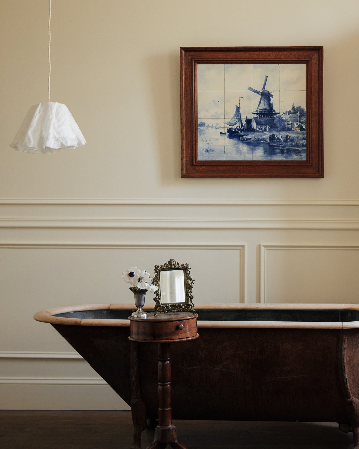 Framed Delft Tile