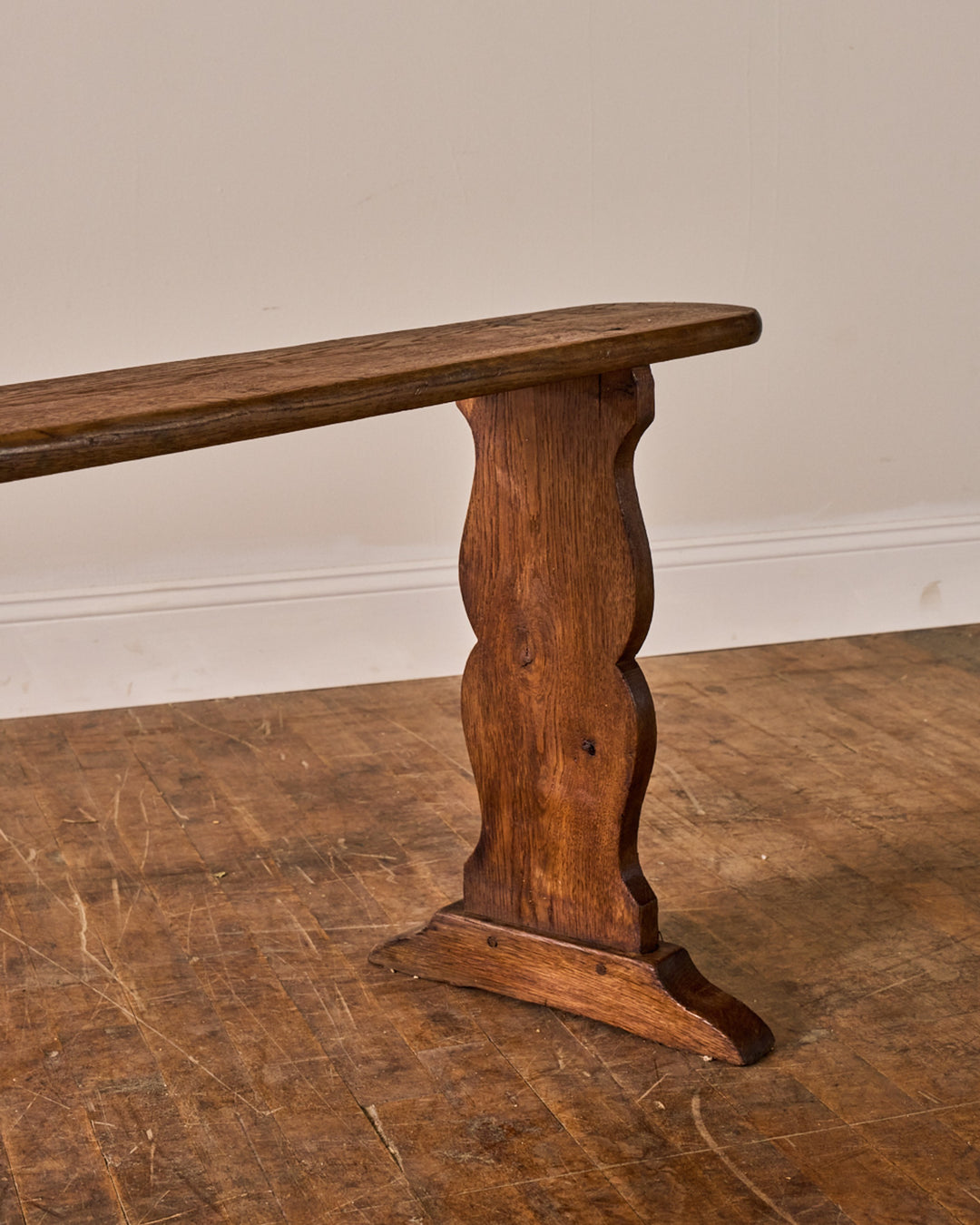 19th c. French Oak Bench