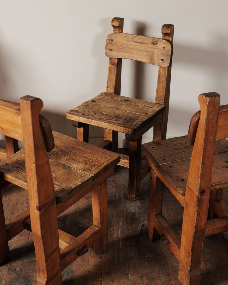 Rare Brutalist Dining Chair