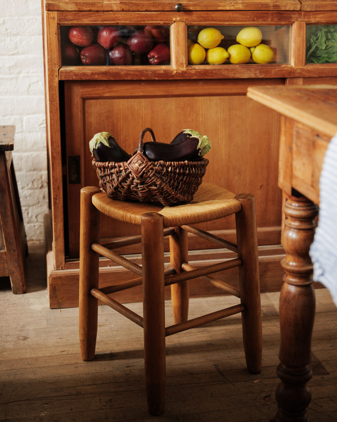 French Rush Stool