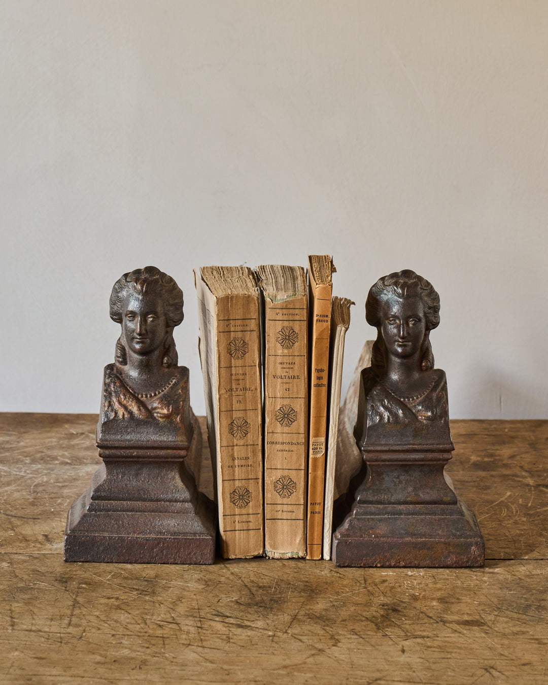 Lady Cast Iron Bookends