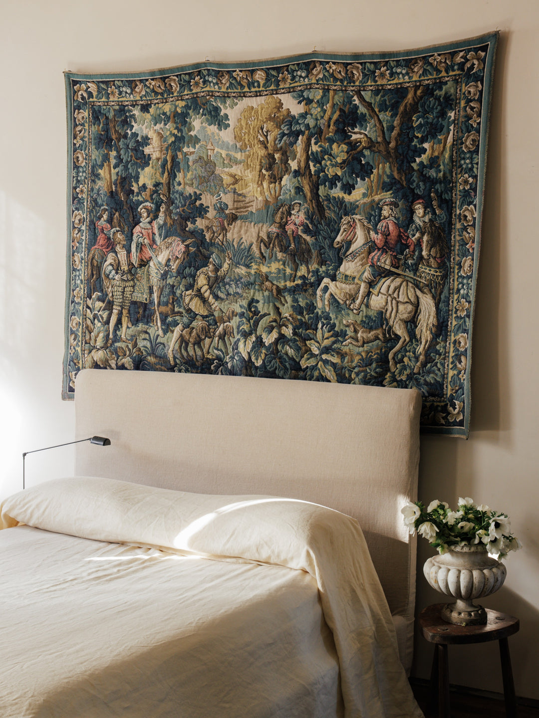 Horse, Knight and Forest Tapestry