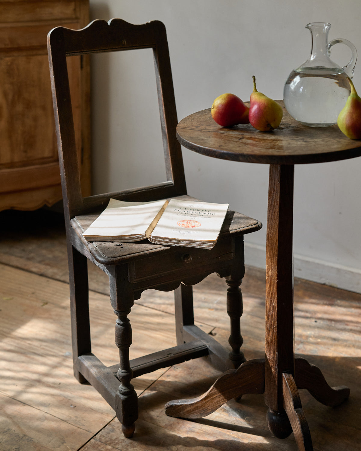 Antique Pedestal Table