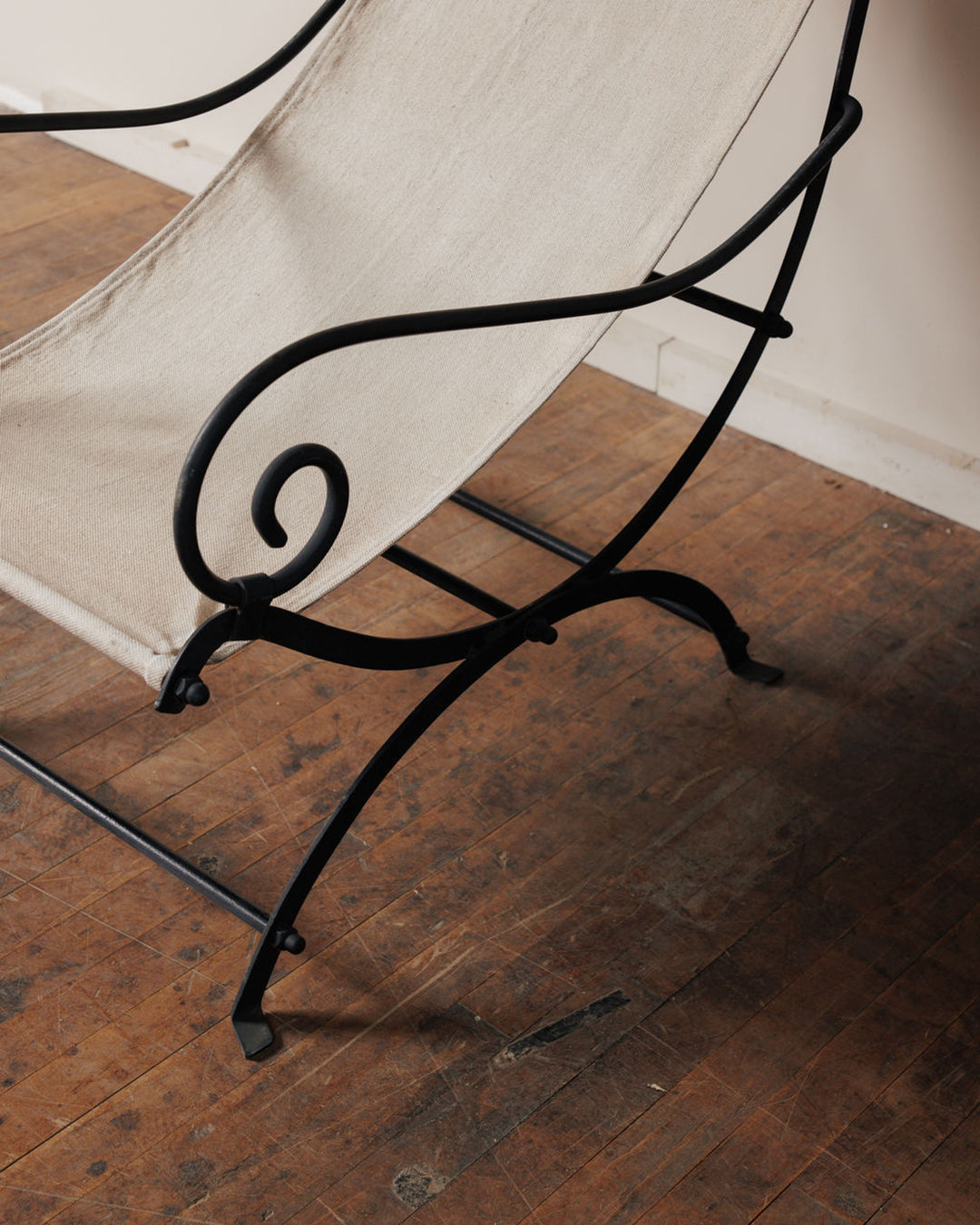 Vintage French Garden Lounge Chair