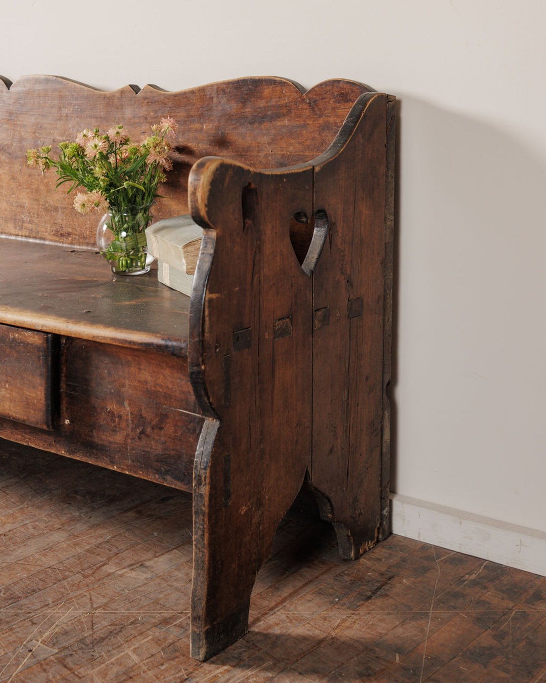 19th c. Alps Church Bench