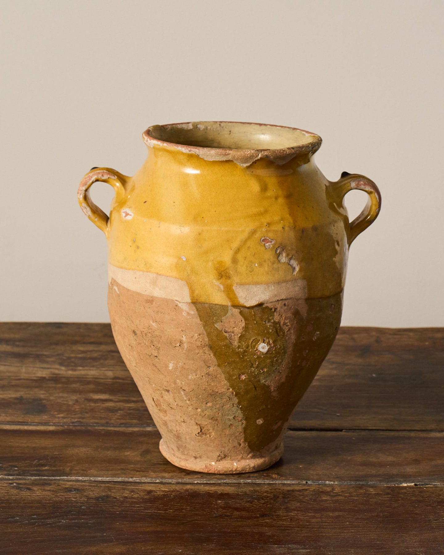 Yellow Confit Pot