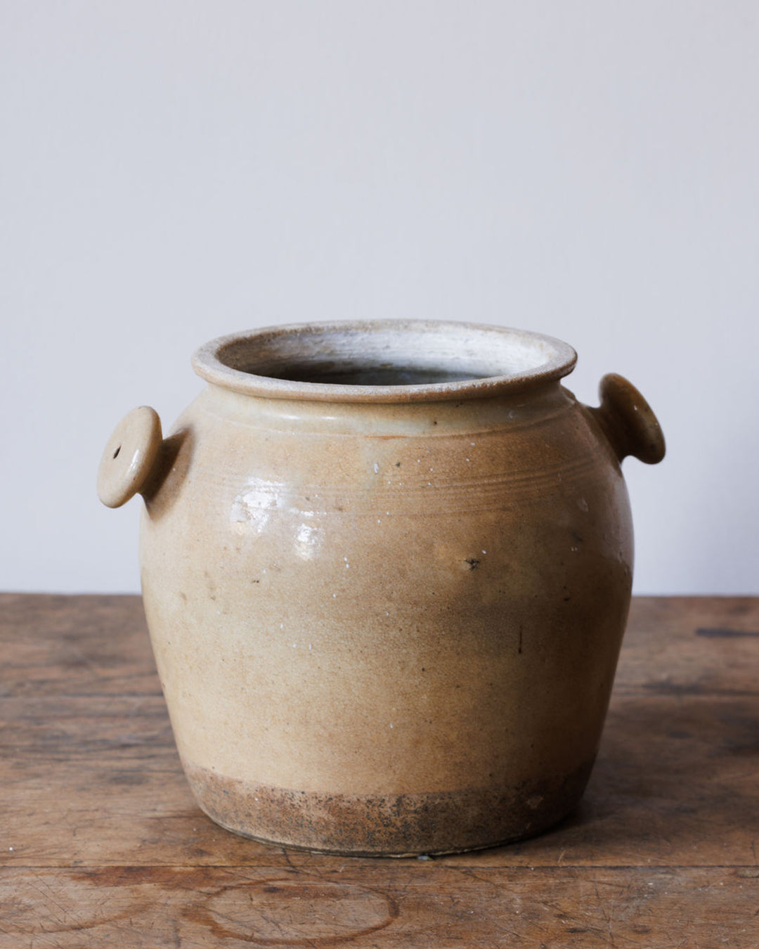 Cream Grease Pot