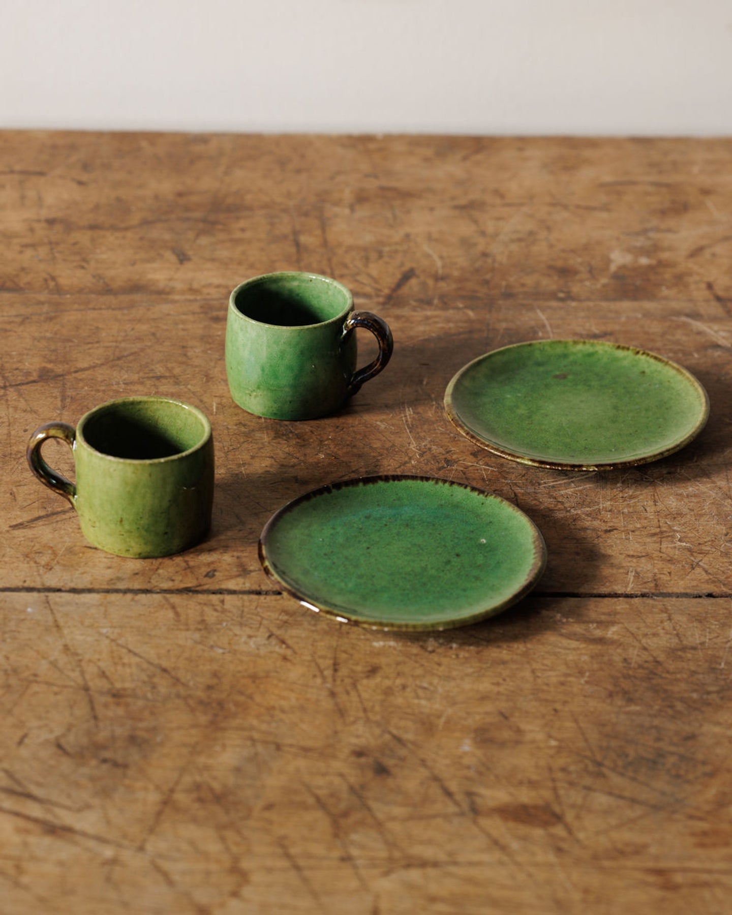Green Espresso Cup & Saucer