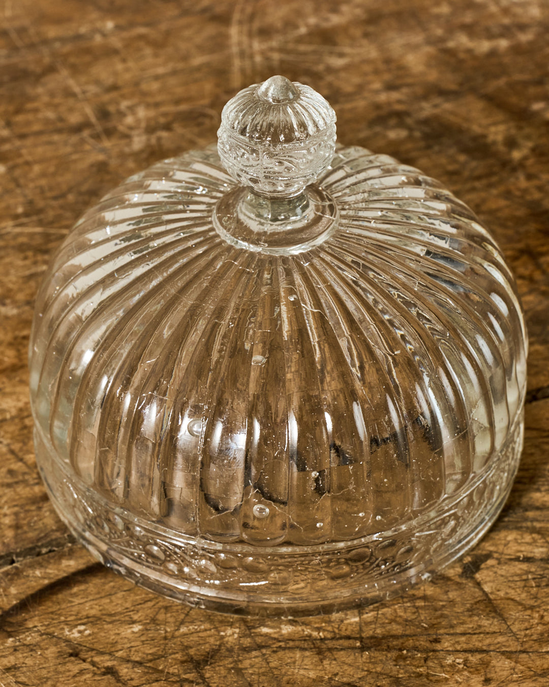 Vintage Glass Pedestal Dish/Cloche