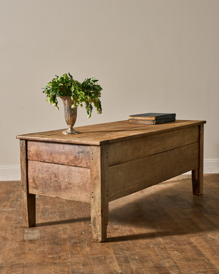 French Oak Low Console