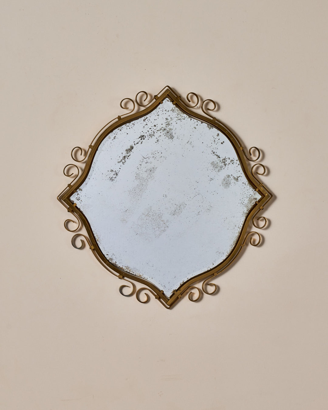 French Wrought Iron Mirror