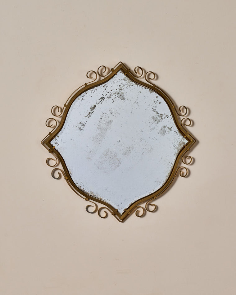 French Wrought Iron Mirror