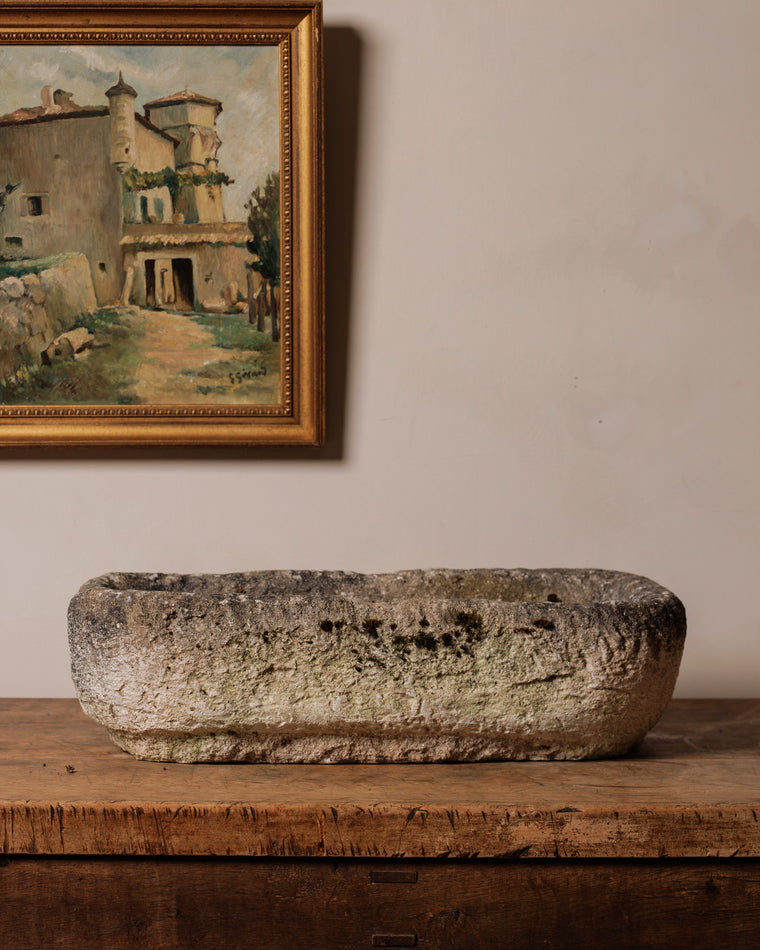 French Limestone Planter