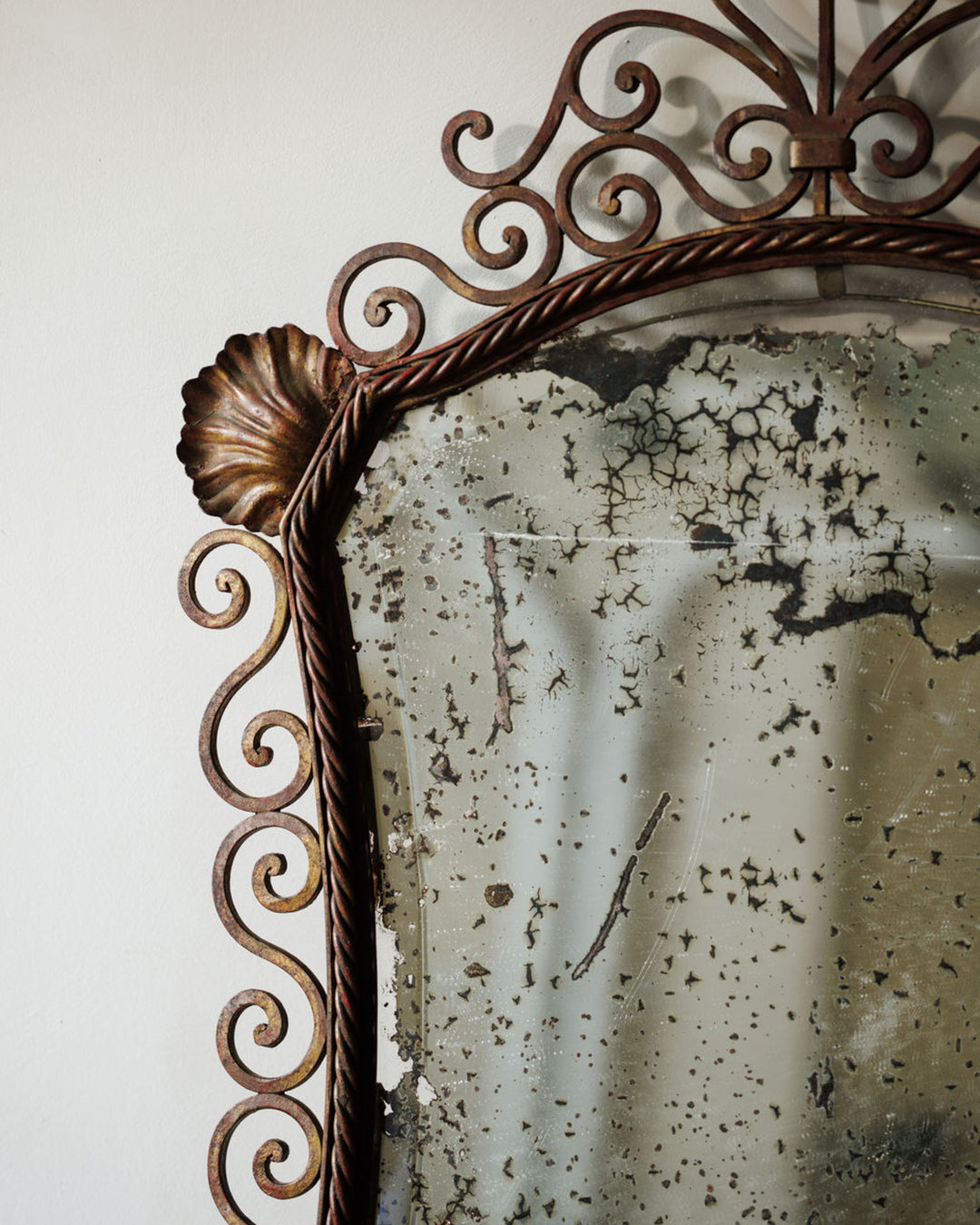 19th c. Shell Mirror
