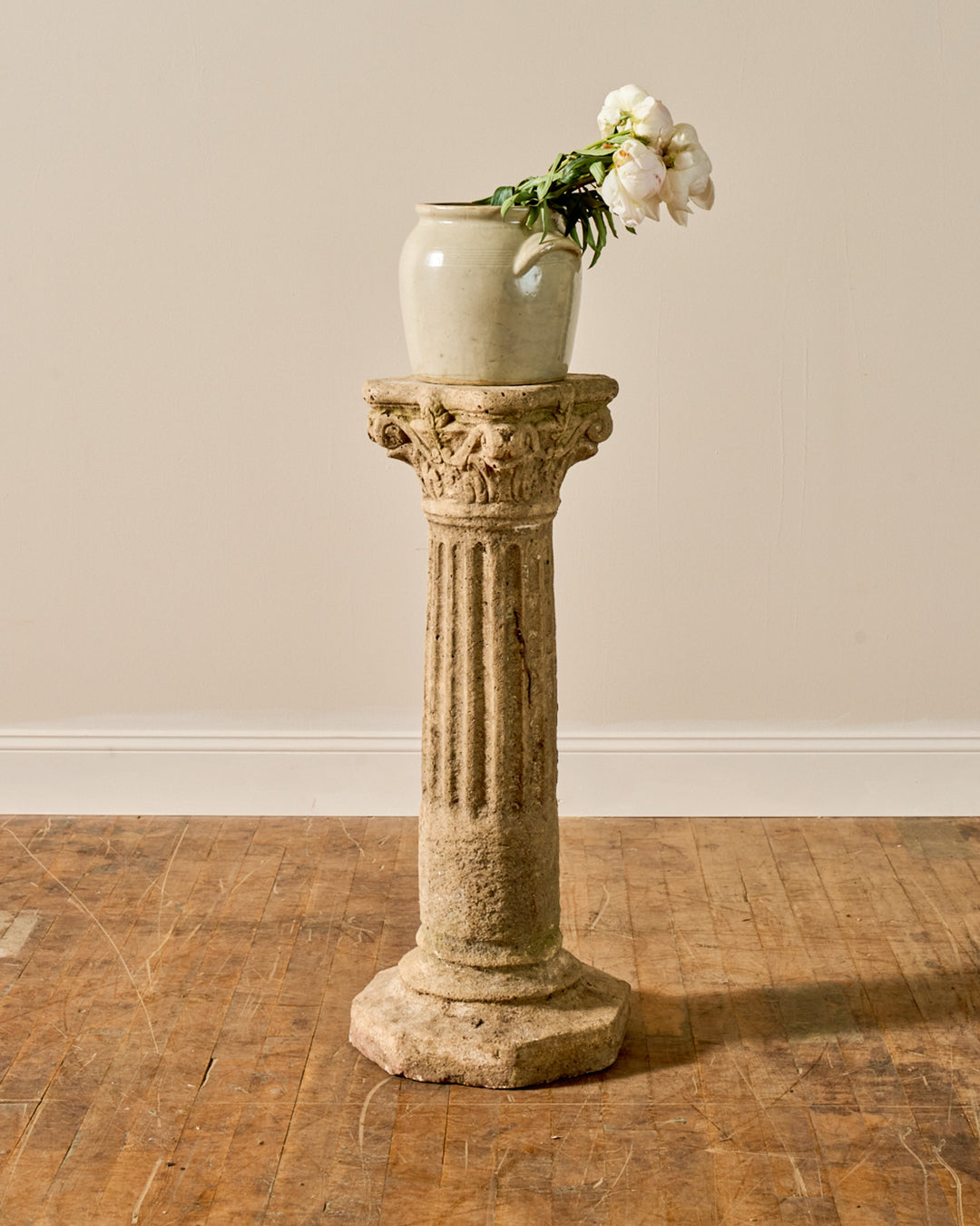 19th c. Cast Pedestal