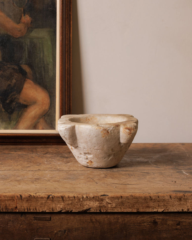 French Marble Mortar