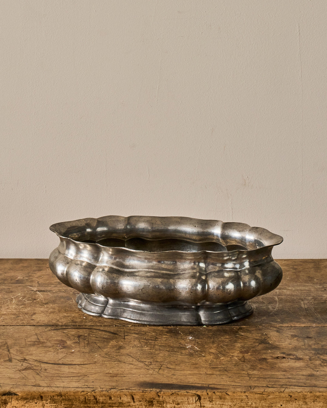 Pewter Jardinere