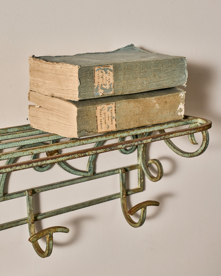 Wrought Iron Coat Rack