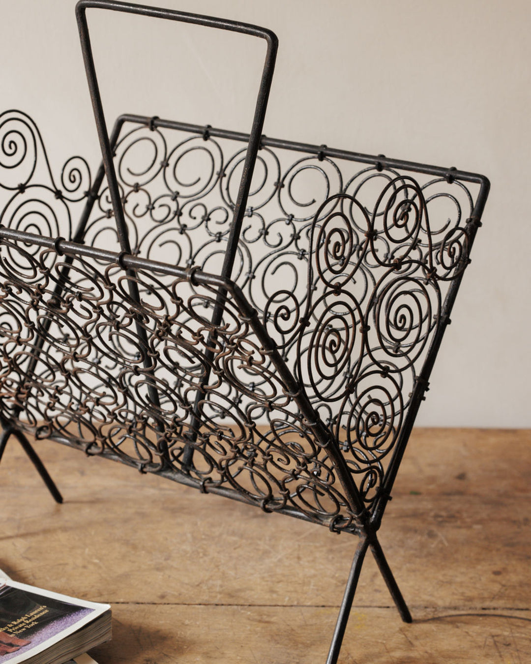 Scroll Work Magazine Rack