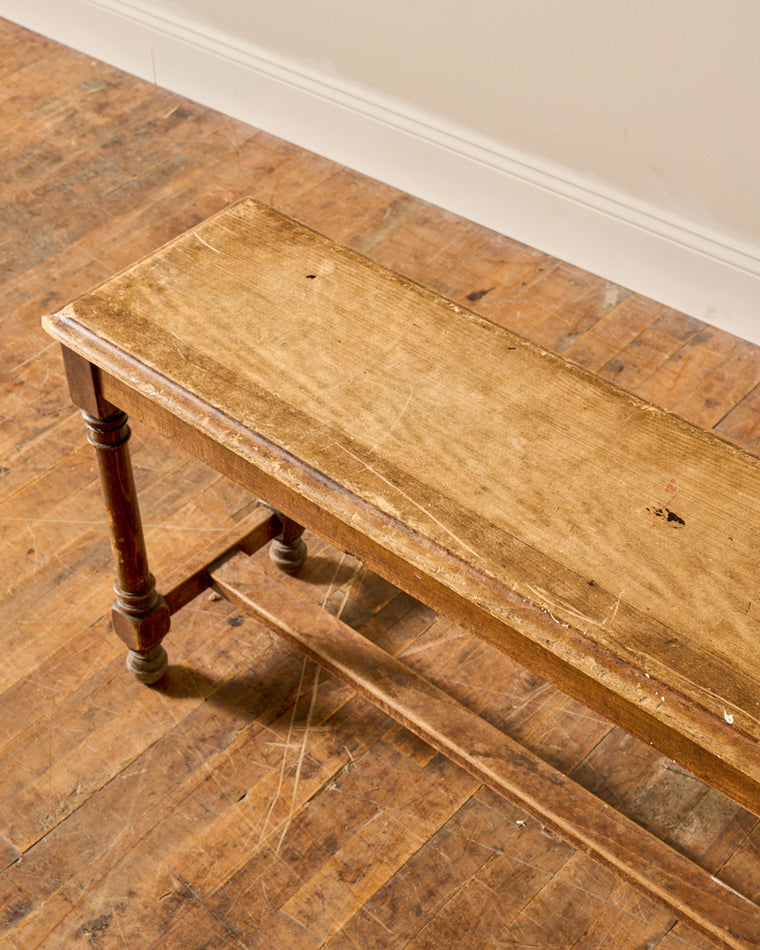Antique Monastery Bench