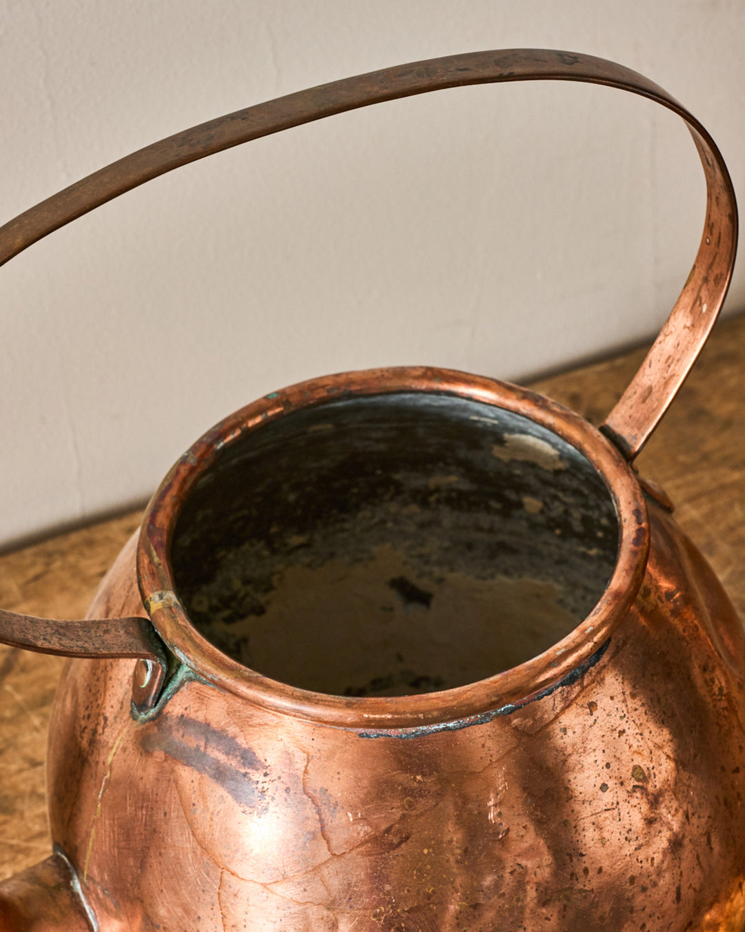 Antique Copper Teapot